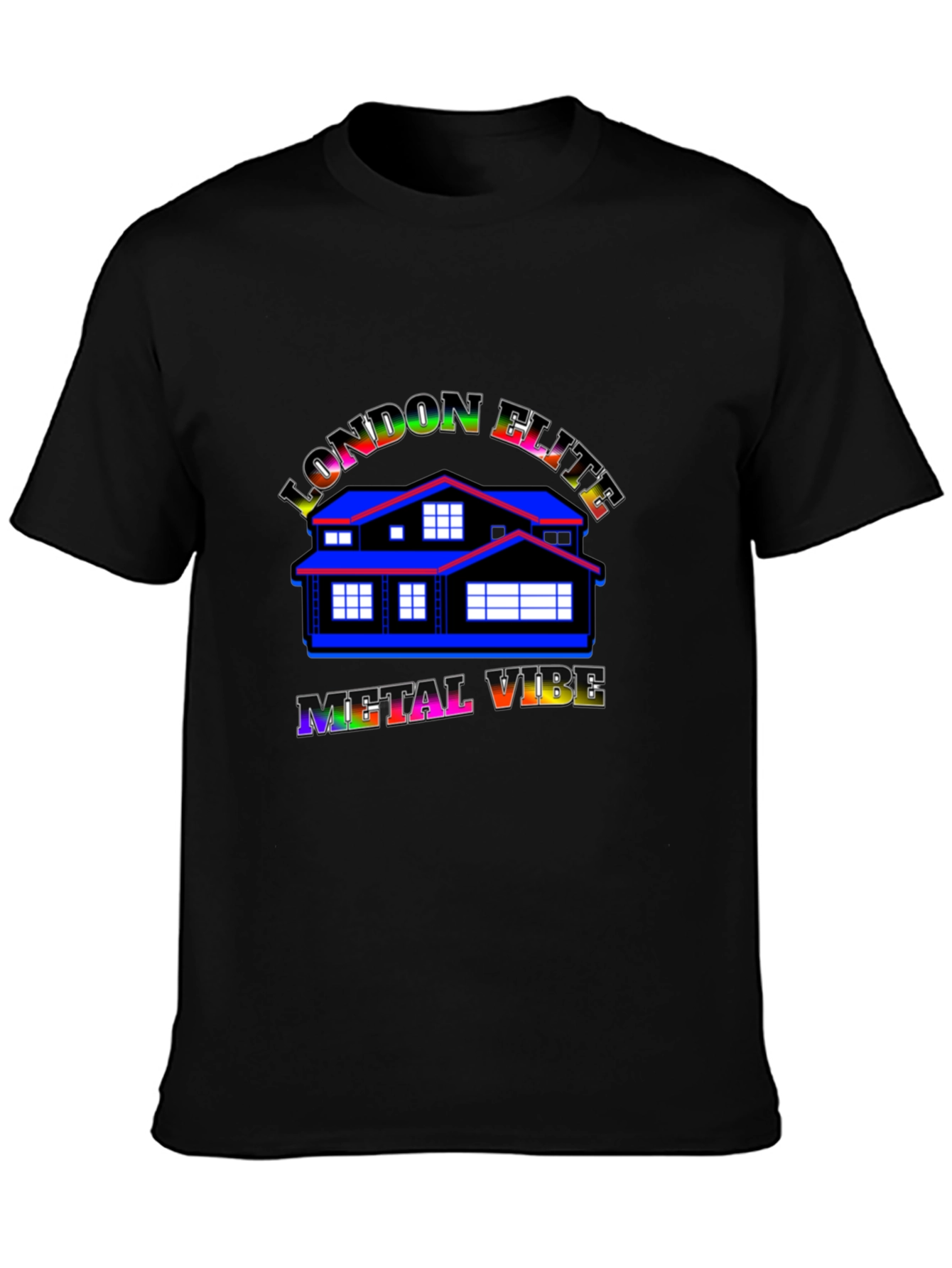London Elite Metal Vibe Black T-Shirt
