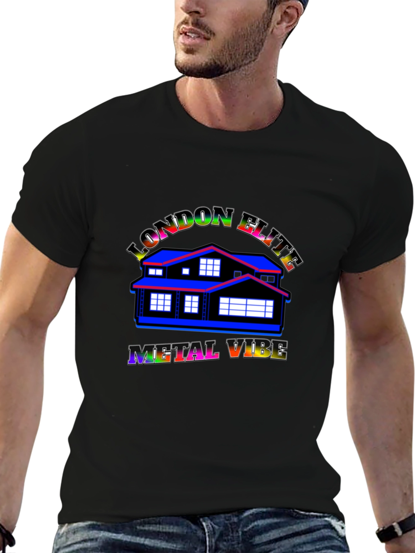 London Elite Metal Vibe Black T-Shirt