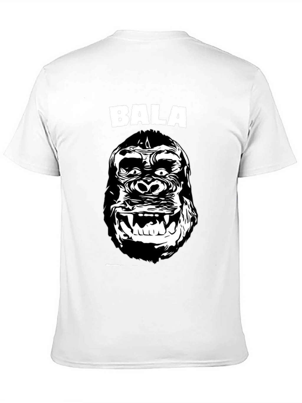 Bala Gorilla Graphic Tee - Black Cotton T-Shirt