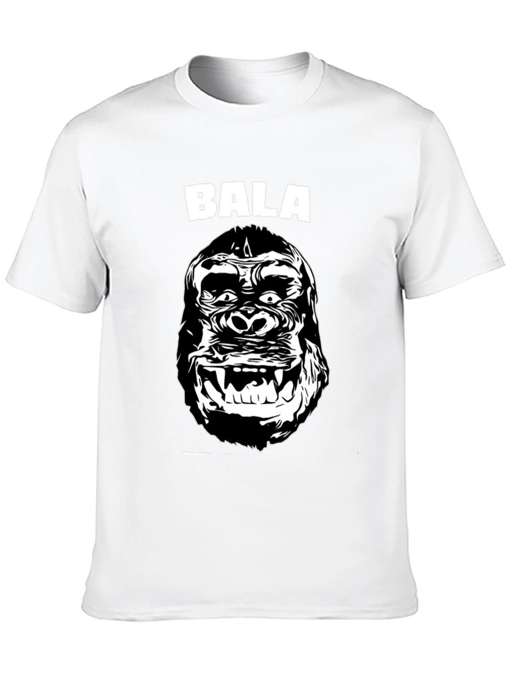 Bala Gorilla Graphic Tee - Black Cotton T-Shirt