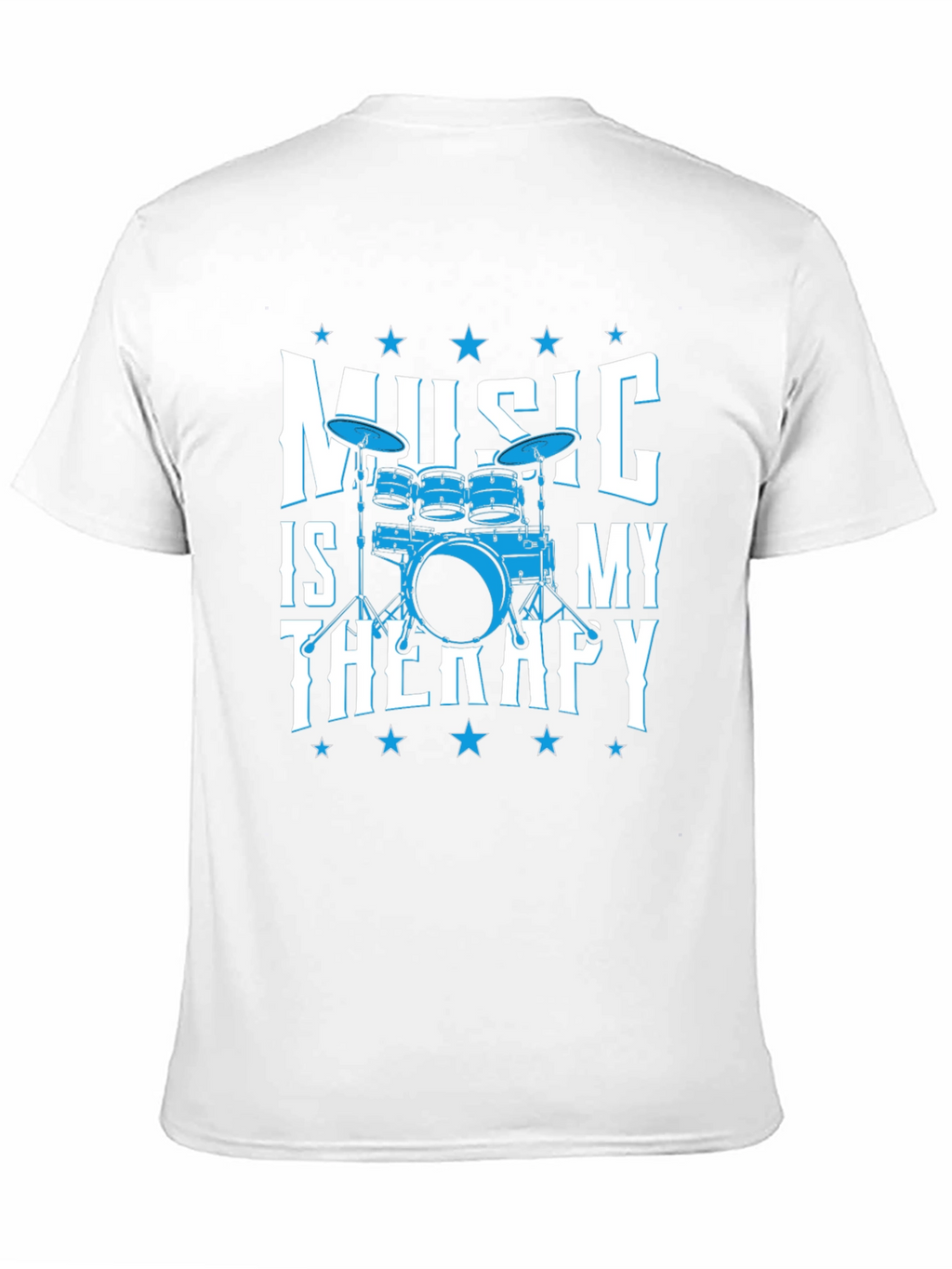 Music is My Therapy Drum Set T-Shirt