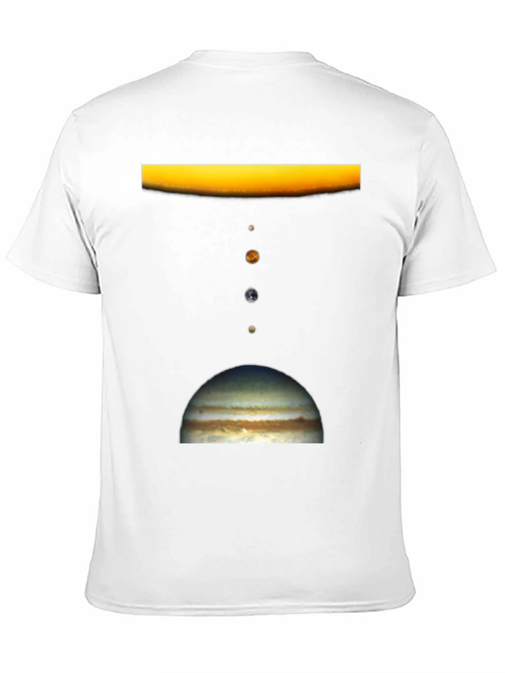 Solar System Planet Graphic Print T-Shirt