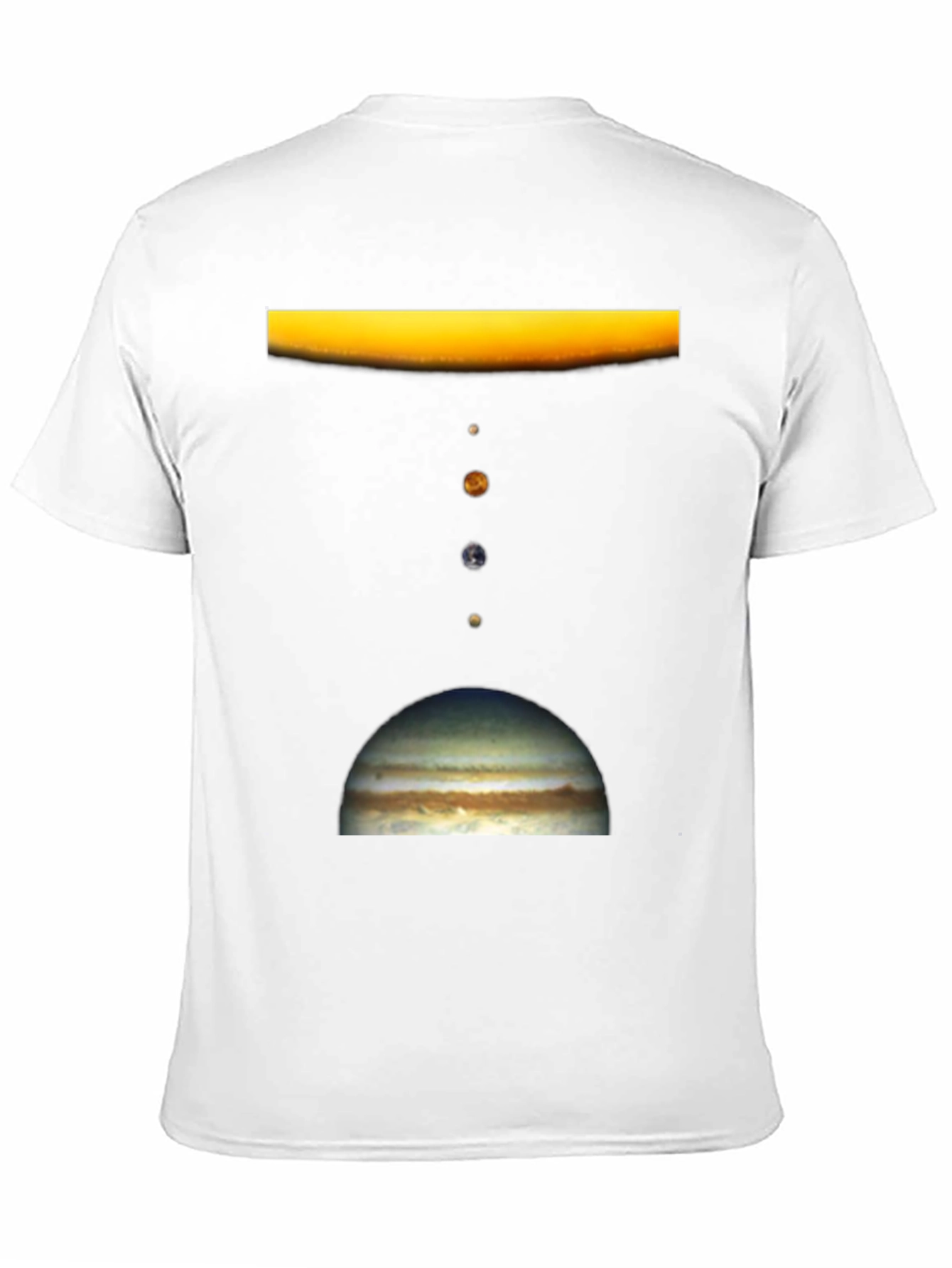 Solar System Planet Graphic Print T-Shirt