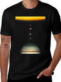 Solar System Planet Graphic Print T-Shirt