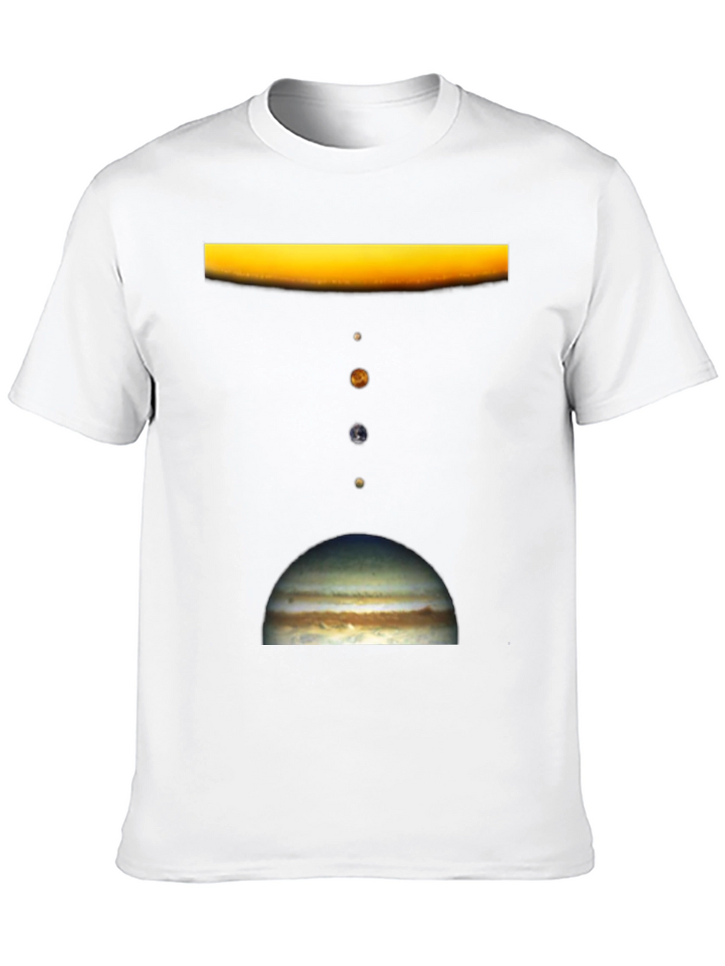 Solar System Planet Graphic Print T-Shirt