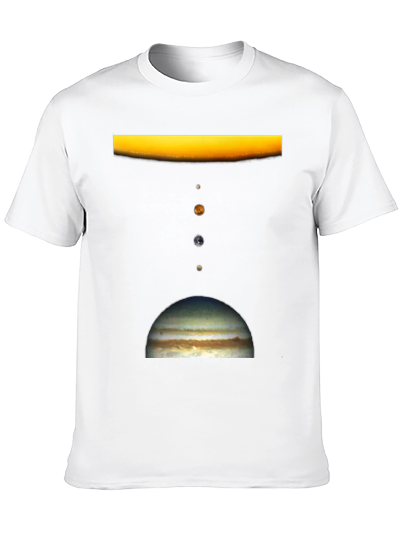 Solar System Planet Graphic Print T-Shirt