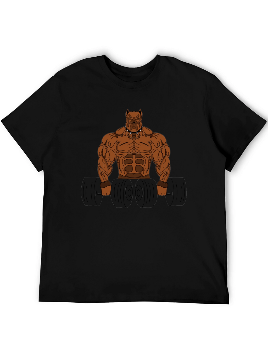 Bodybuilding Dog Graphic Tee - Workout Motivation Shirt