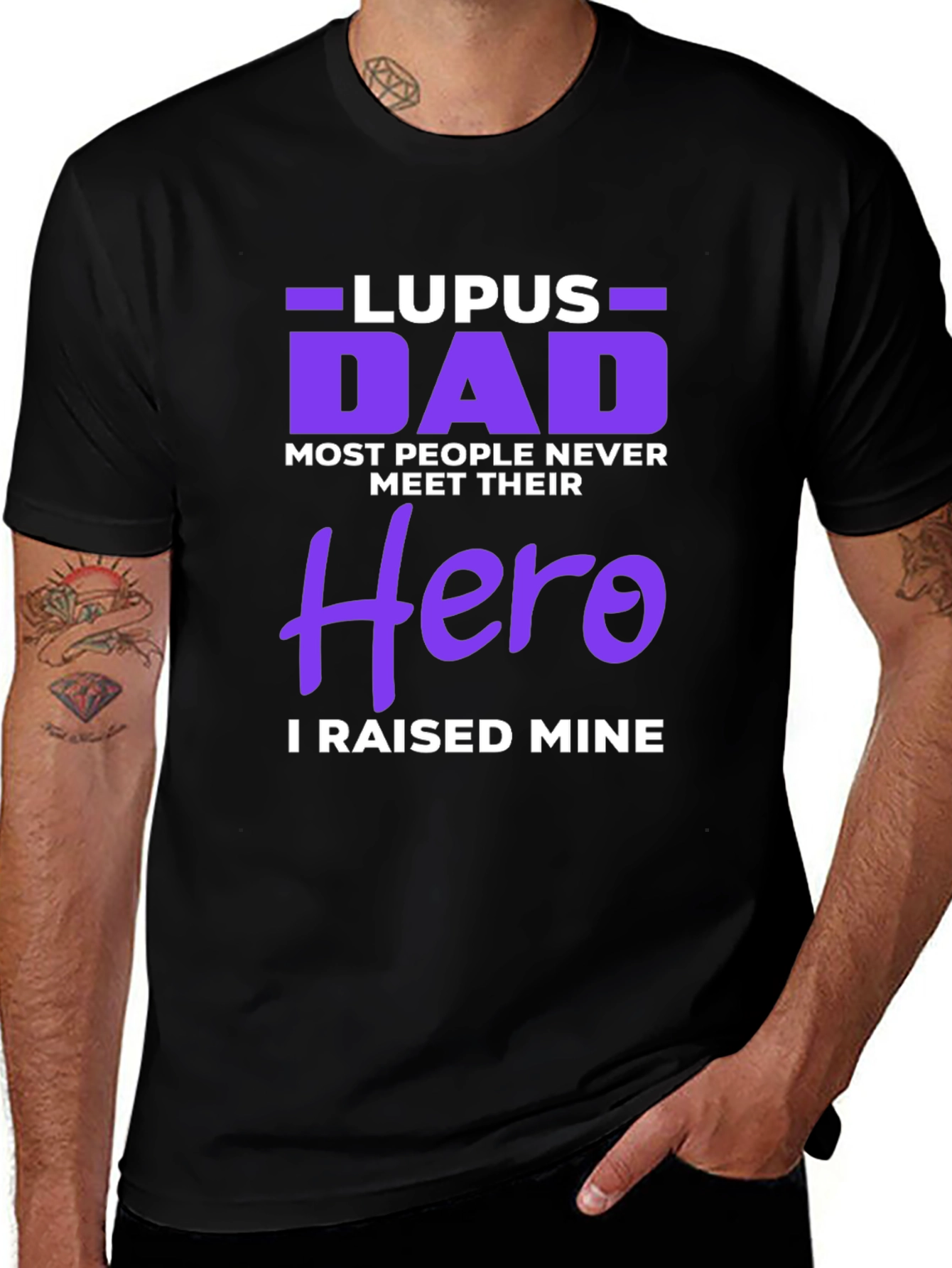Lupus Dad Hero T-Shirt