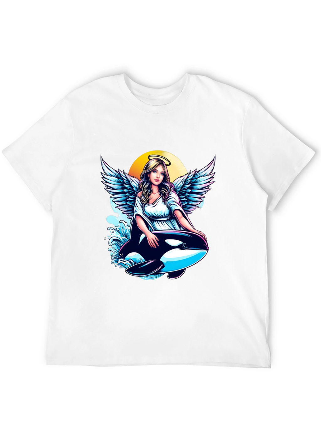 Angel and Orca Graphic Tee