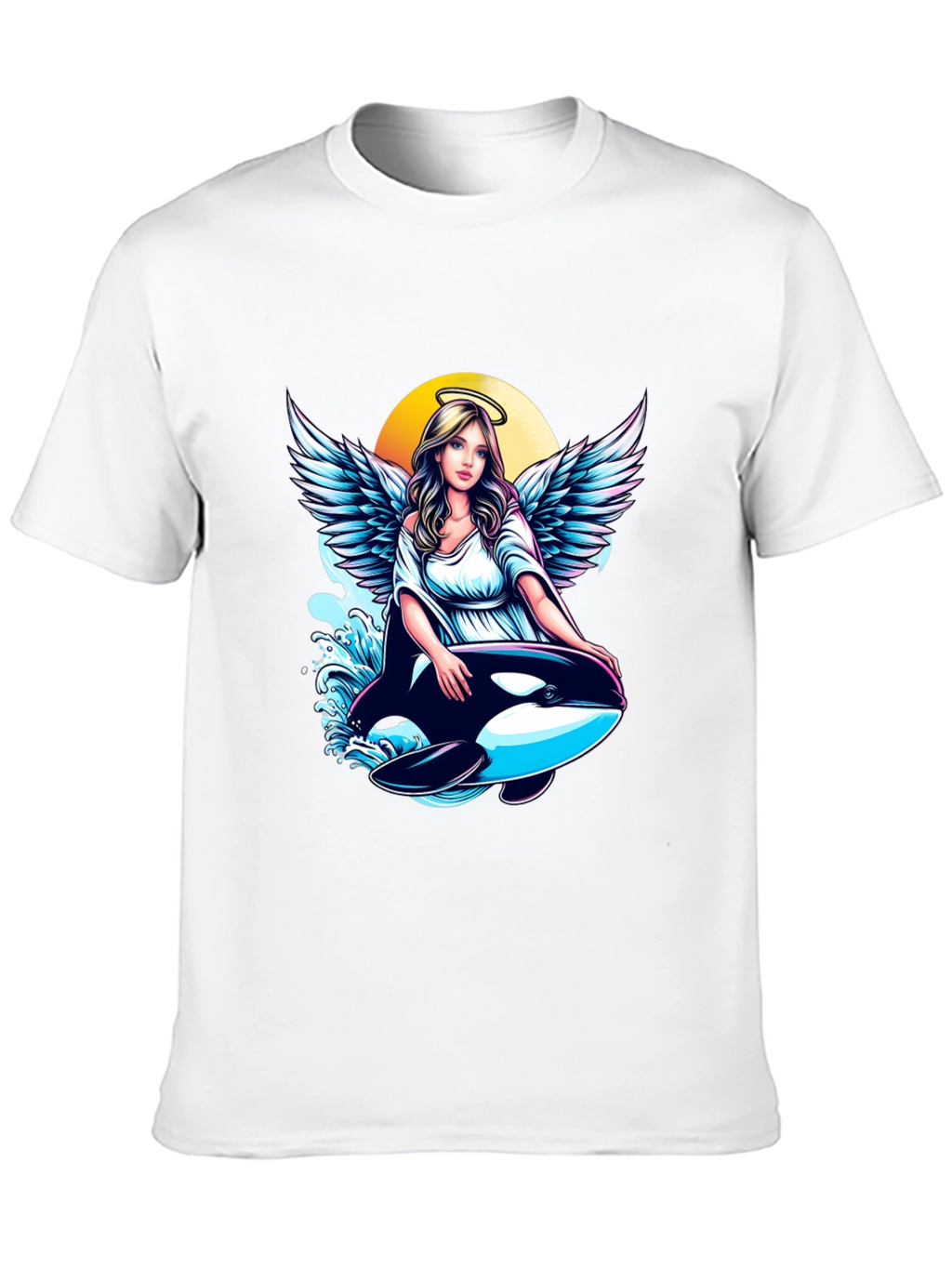 Angel and Orca Graphic Tee