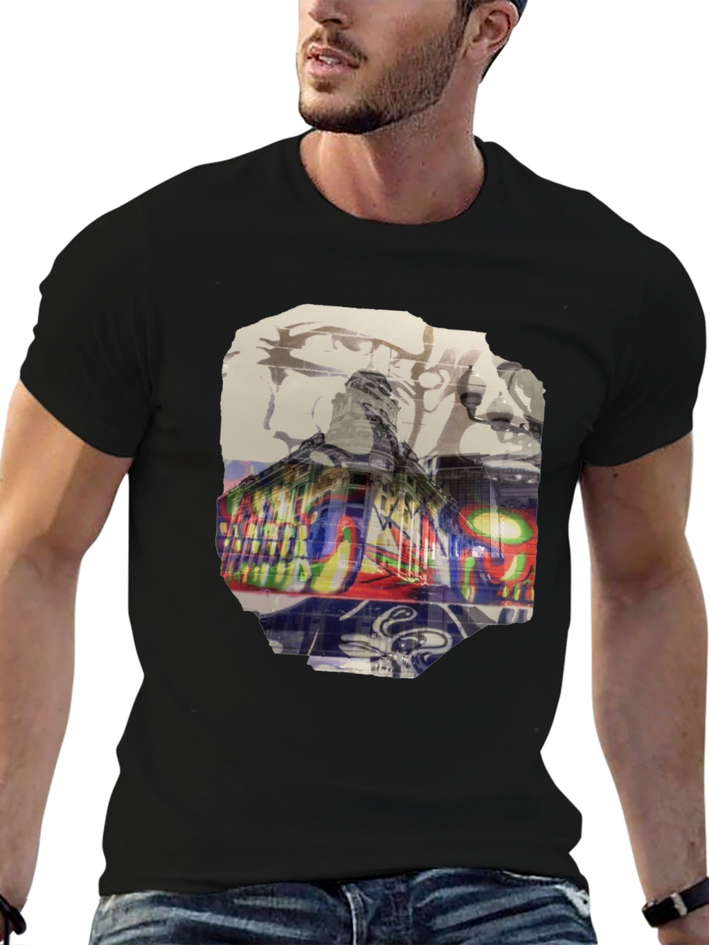 Graffiti Art Graphic Tee - Urban Style