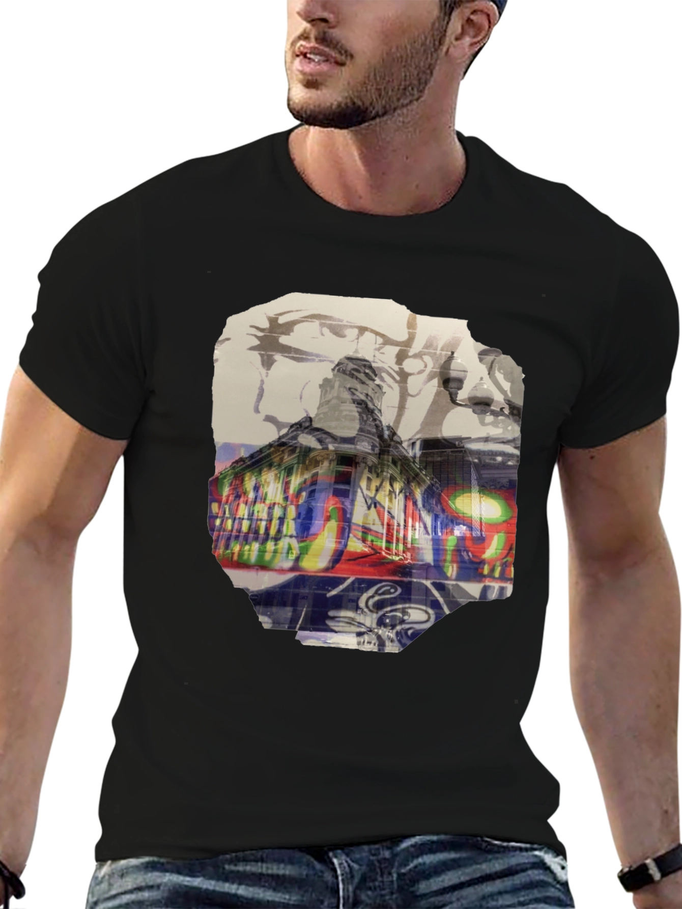 Graffiti Art Graphic Tee - Urban Style