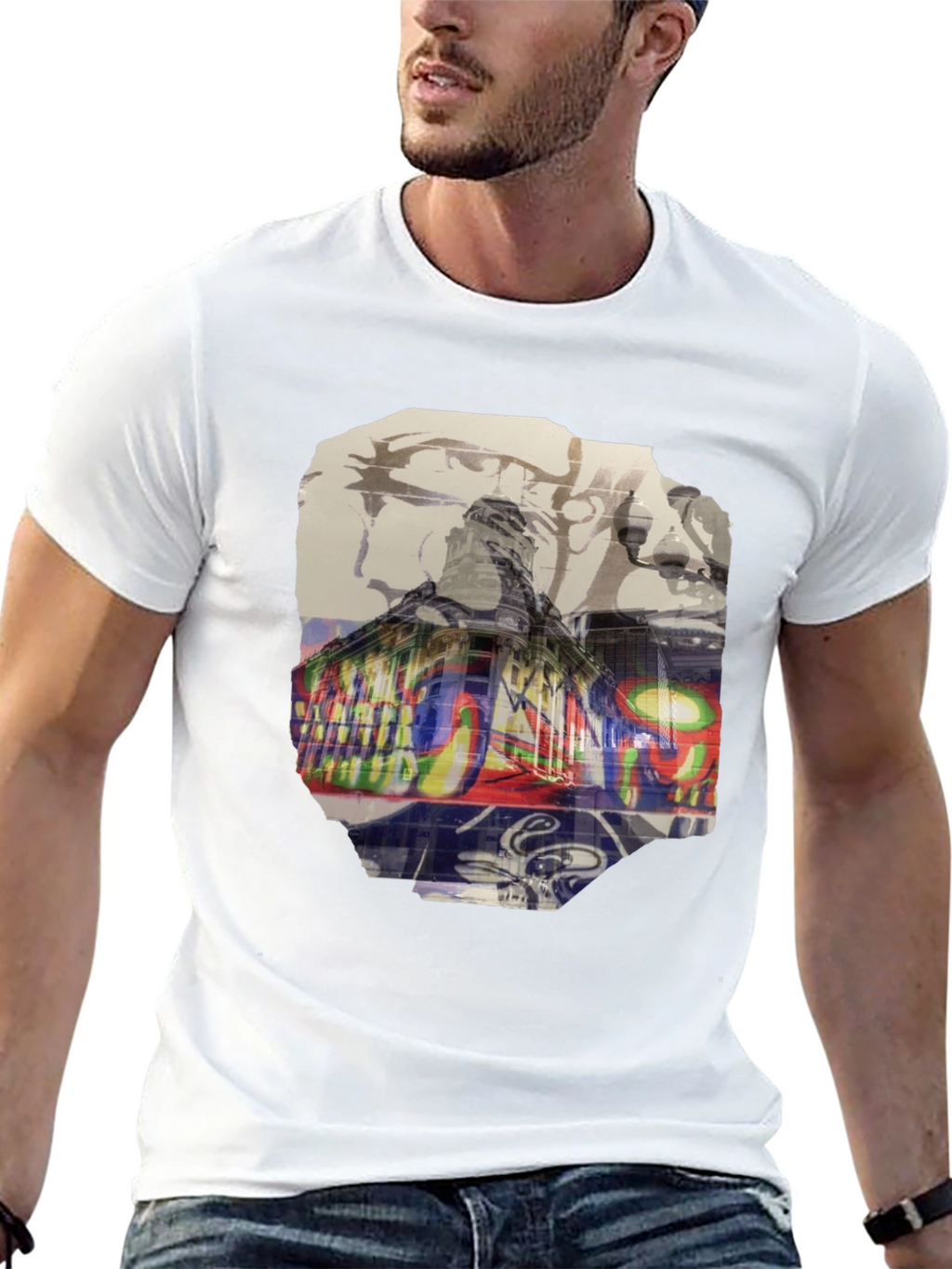 Graffiti Art Graphic Tee - Urban Style