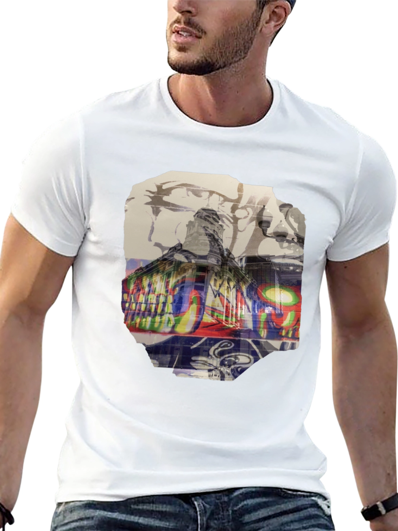 Graffiti Art Graphic Tee - Urban Style