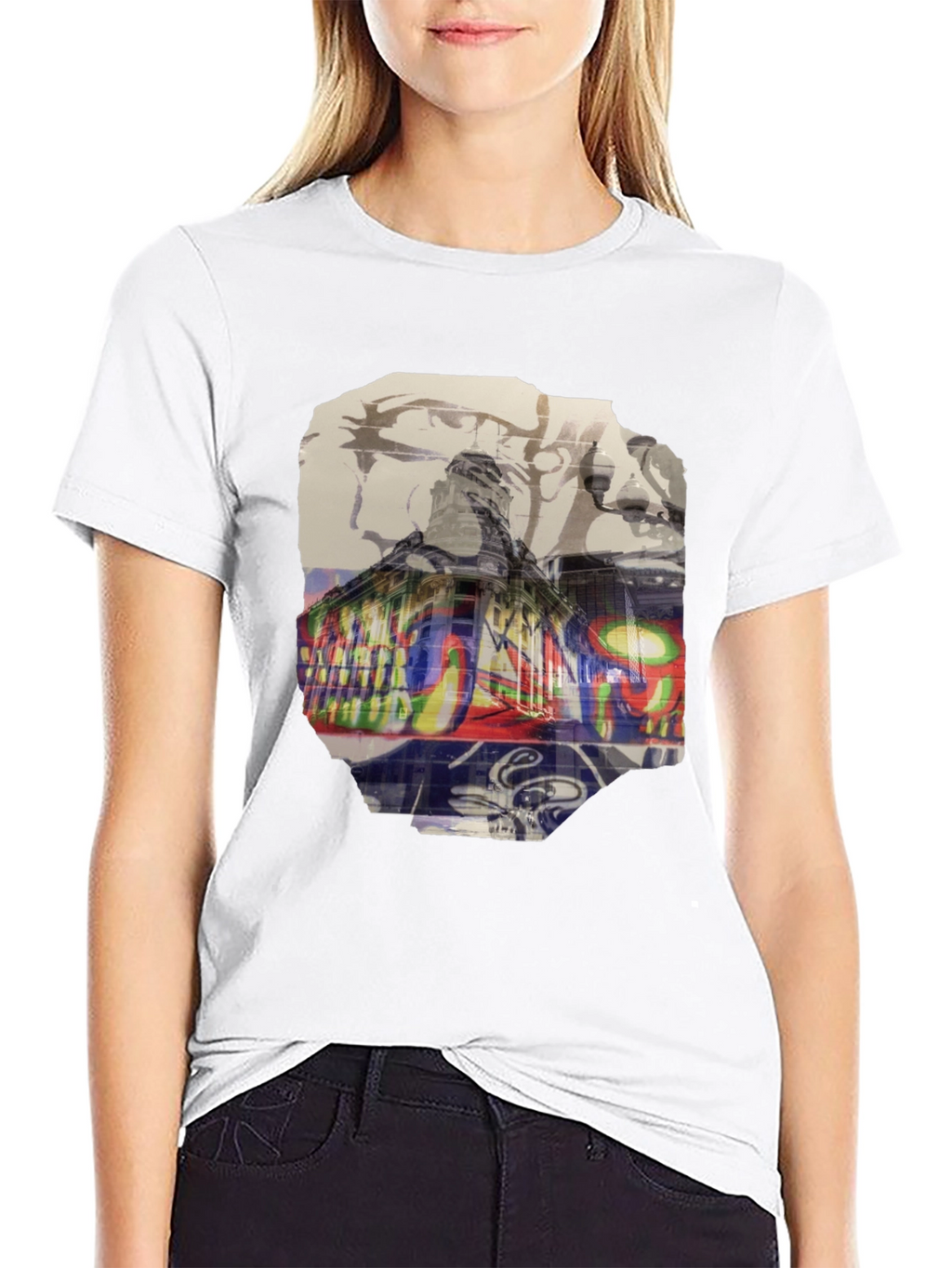 Graffiti Art Graphic Tee - Urban Style