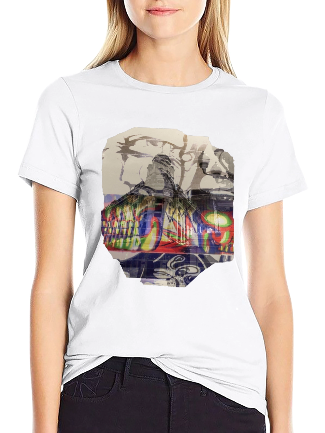 Graffiti Art Graphic Tee - Urban Style