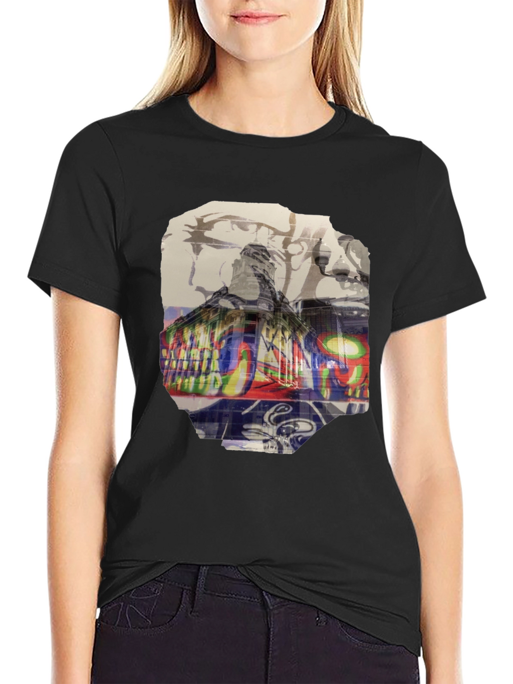 Graffiti Art Graphic Tee - Urban Style