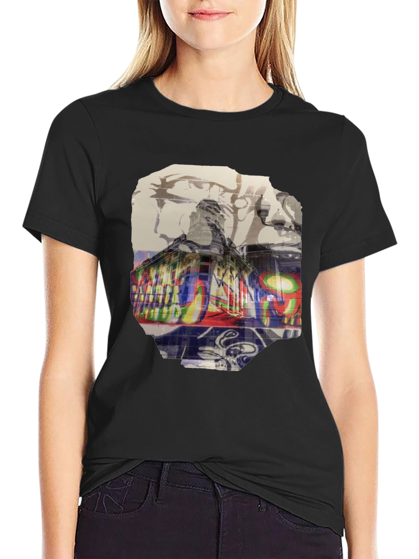 Graffiti Art Graphic Tee - Urban Style