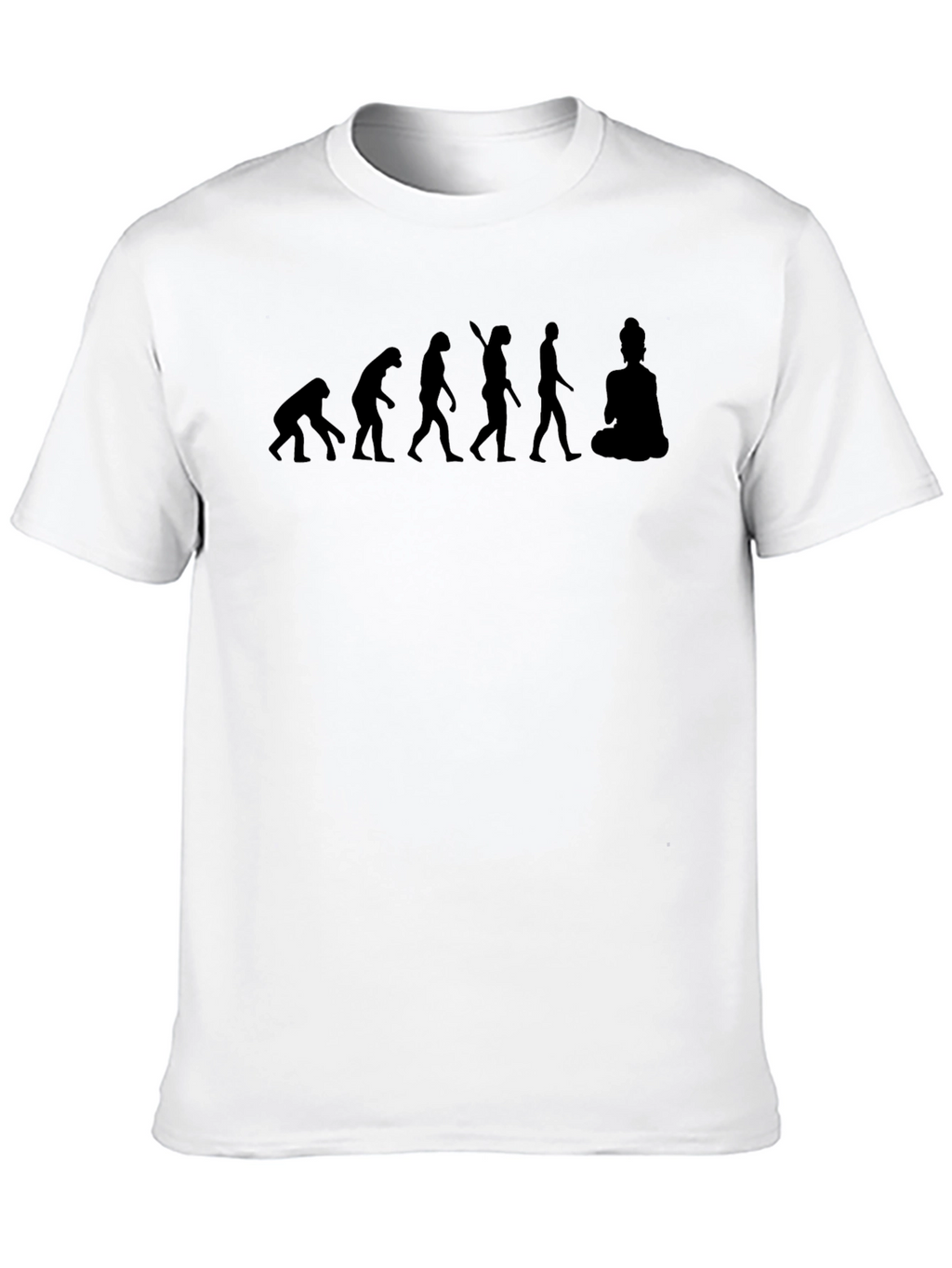 Evolution of Man T-Shirt - Relaxed Buddha