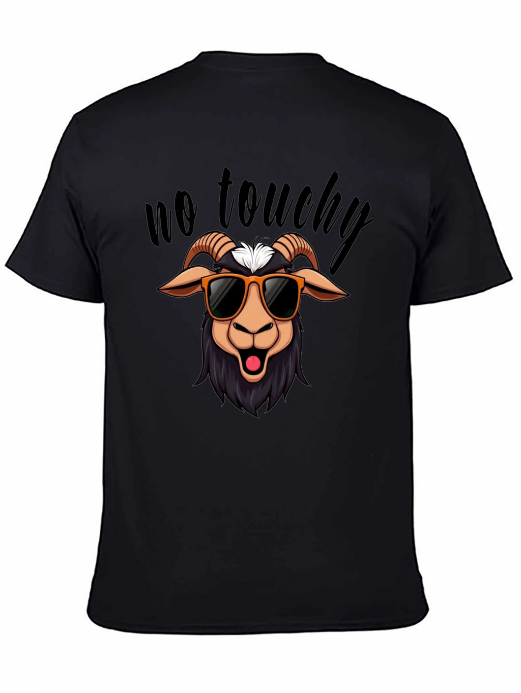 No Touchy Goat T-Shirt - Funny Graphic Tee