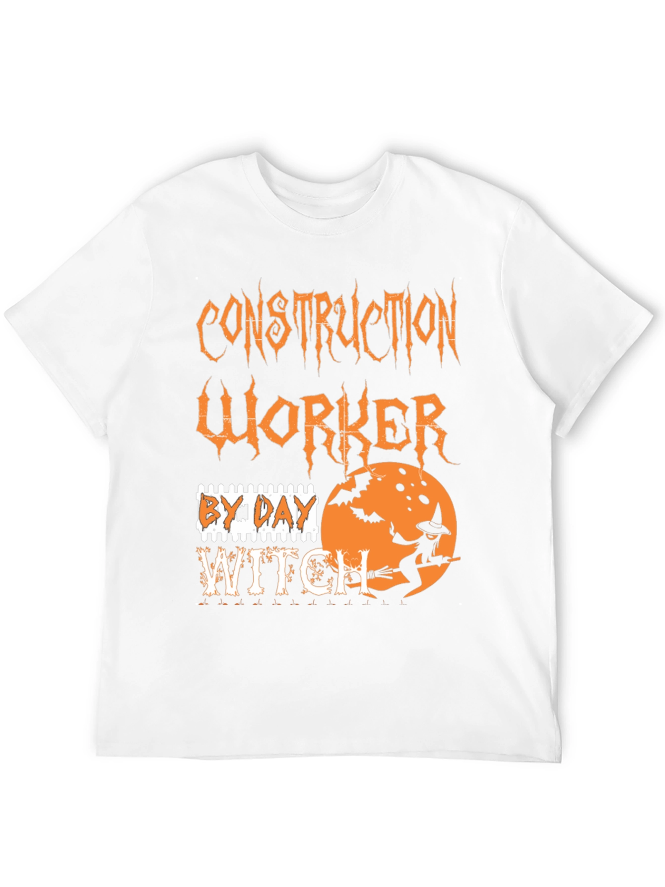 Construction Worker By Day Witch T-Shirt