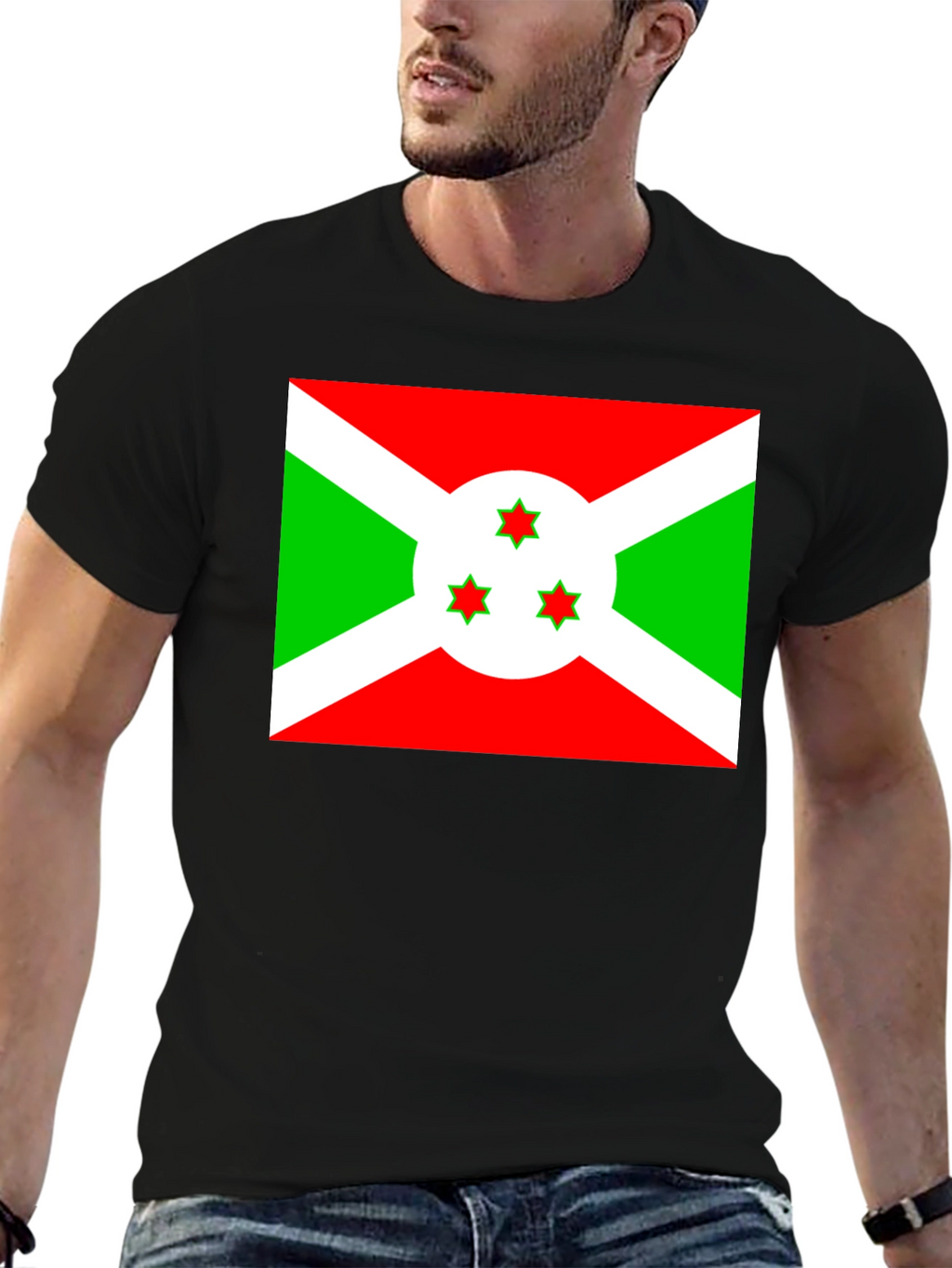 Burundi Flag Graphic T-Shirt