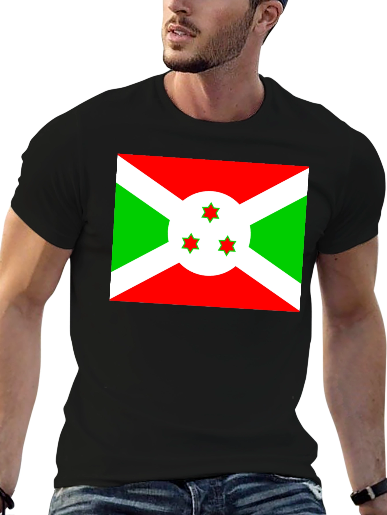 Burundi Flag Graphic T-Shirt