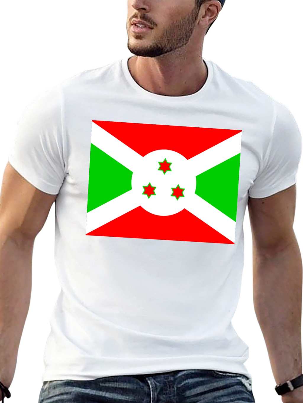 Burundi Flag Graphic T-Shirt