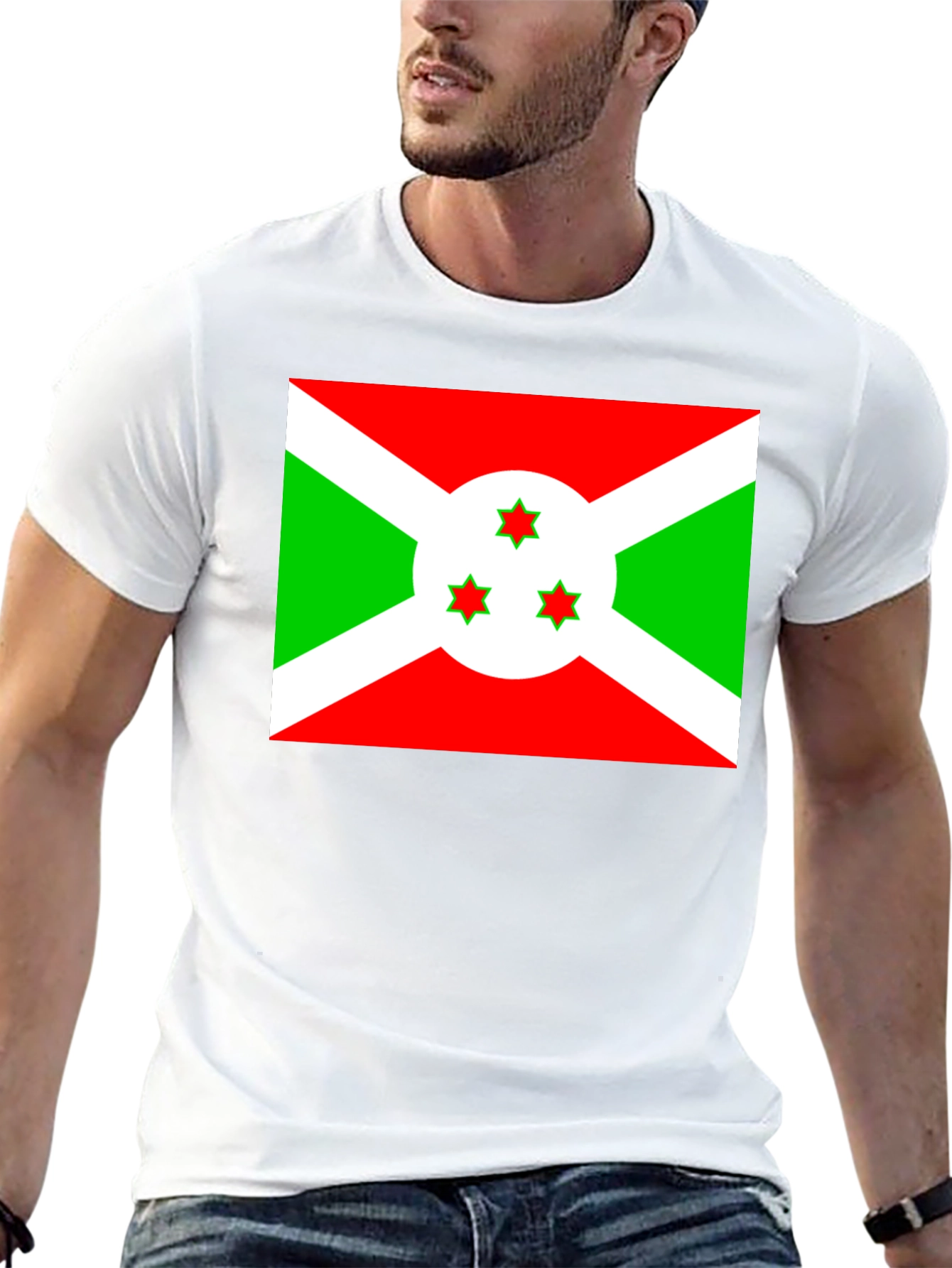 Burundi Flag Graphic T-Shirt