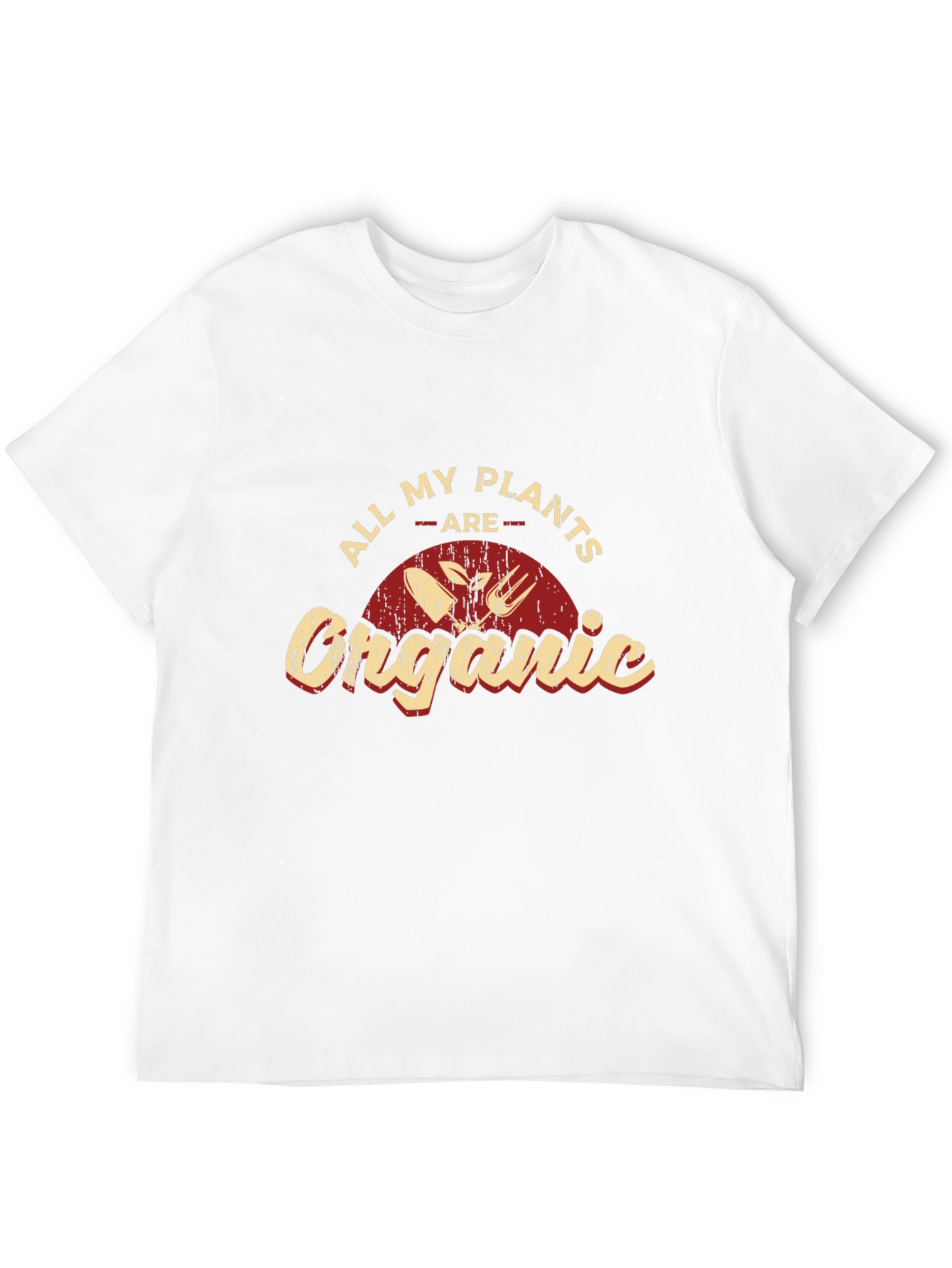 Organic Plants Graphic Tee - Garden Lovers T-Shirt