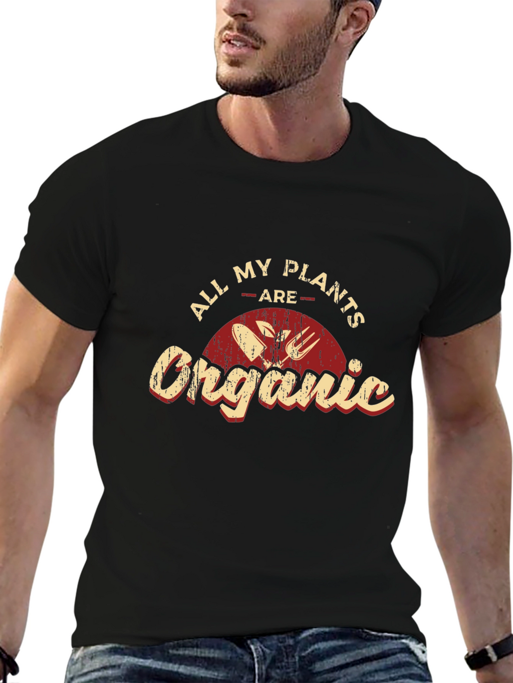 Organic Plants Graphic Tee - Garden Lovers T-Shirt