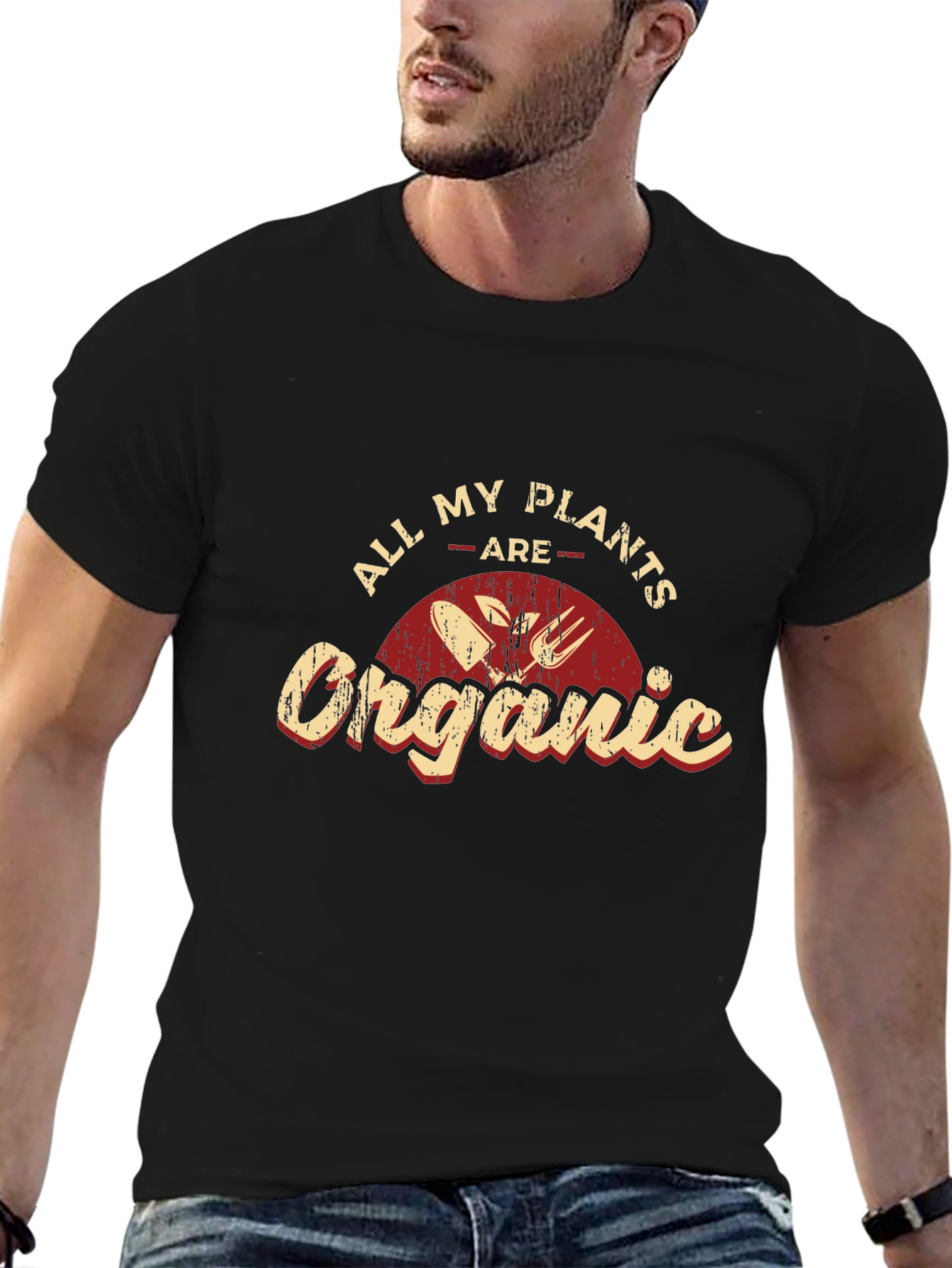Organic Plants Graphic Tee - Garden Lovers T-Shirt