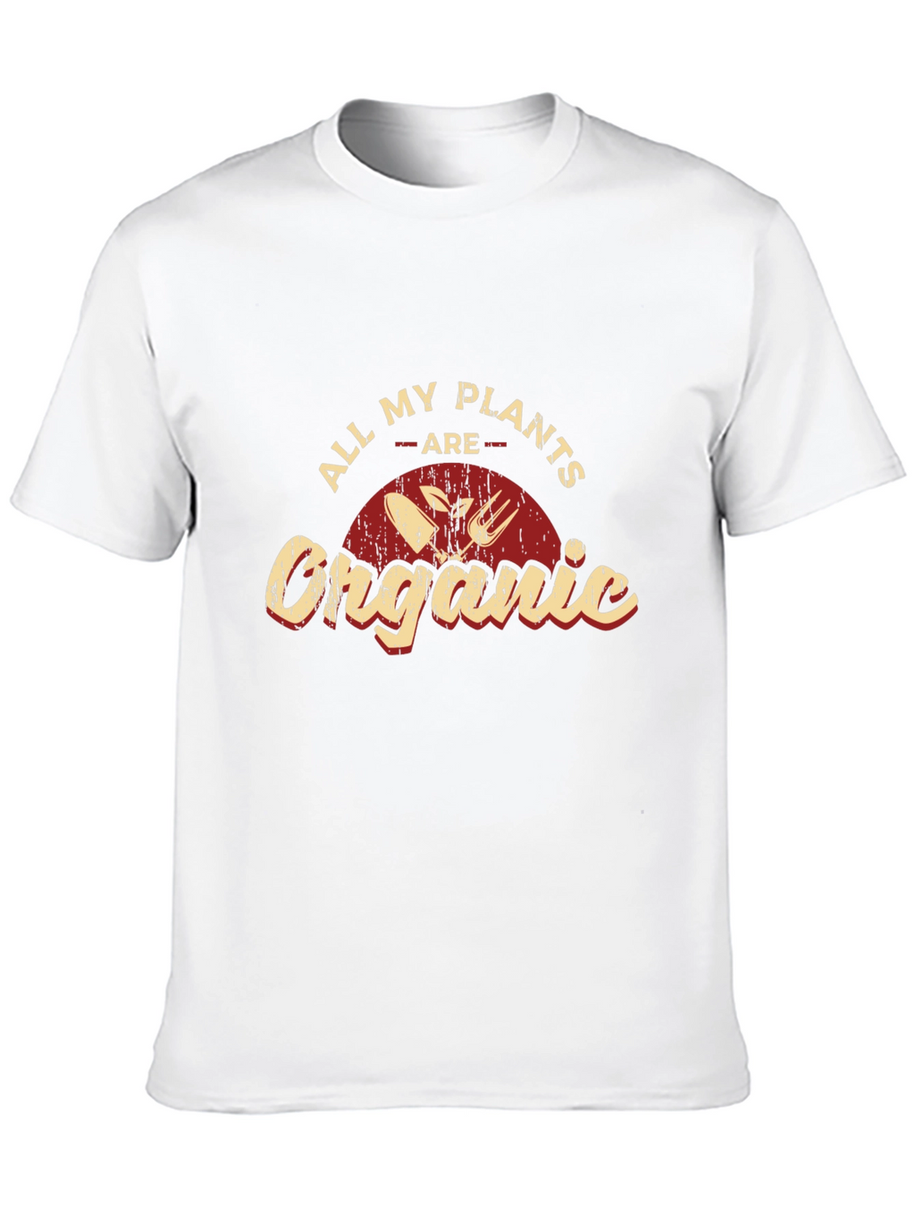Organic Plants Graphic Tee - Garden Lovers T-Shirt