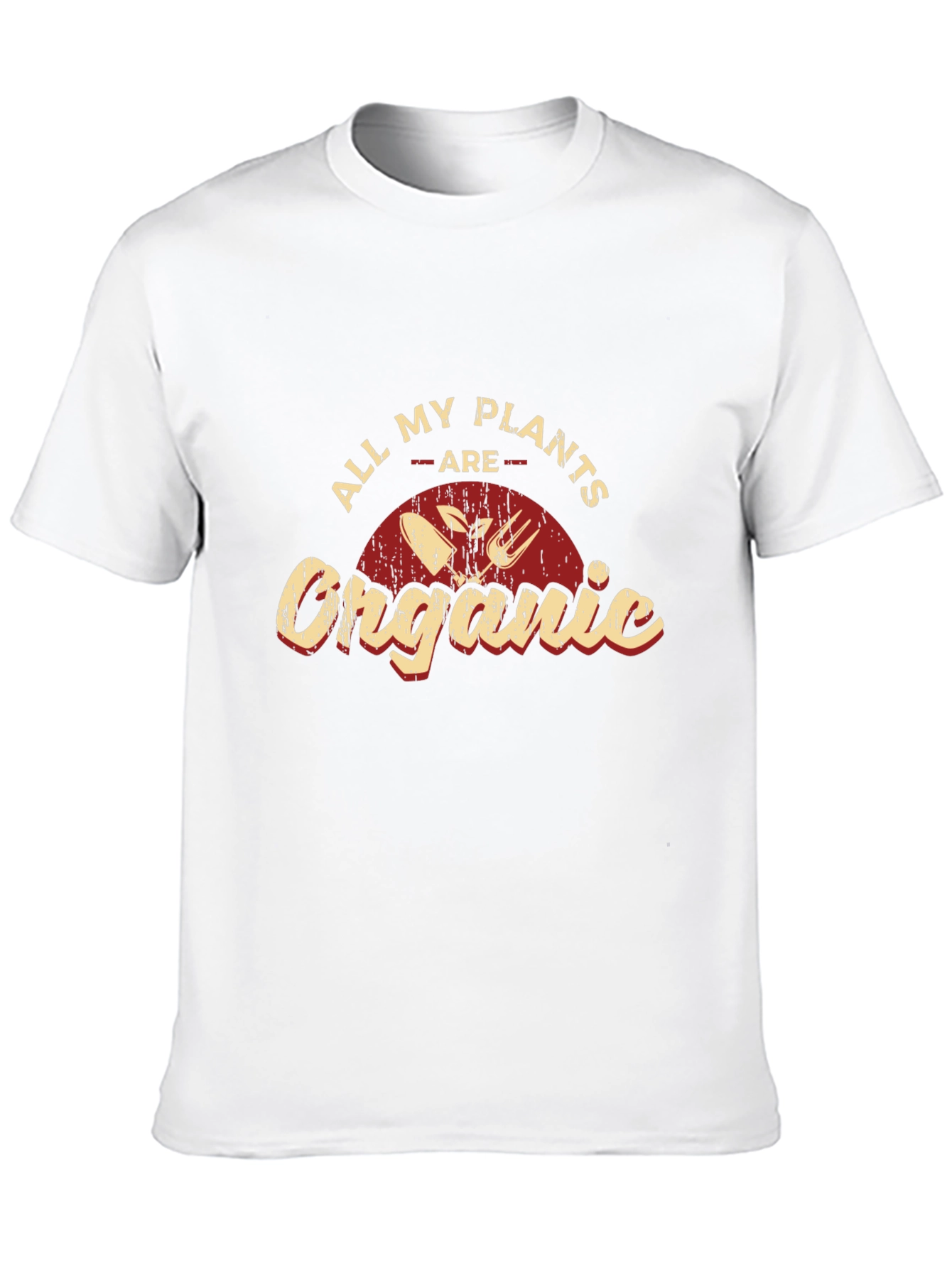 Organic Plants Graphic Tee - Garden Lovers T-Shirt