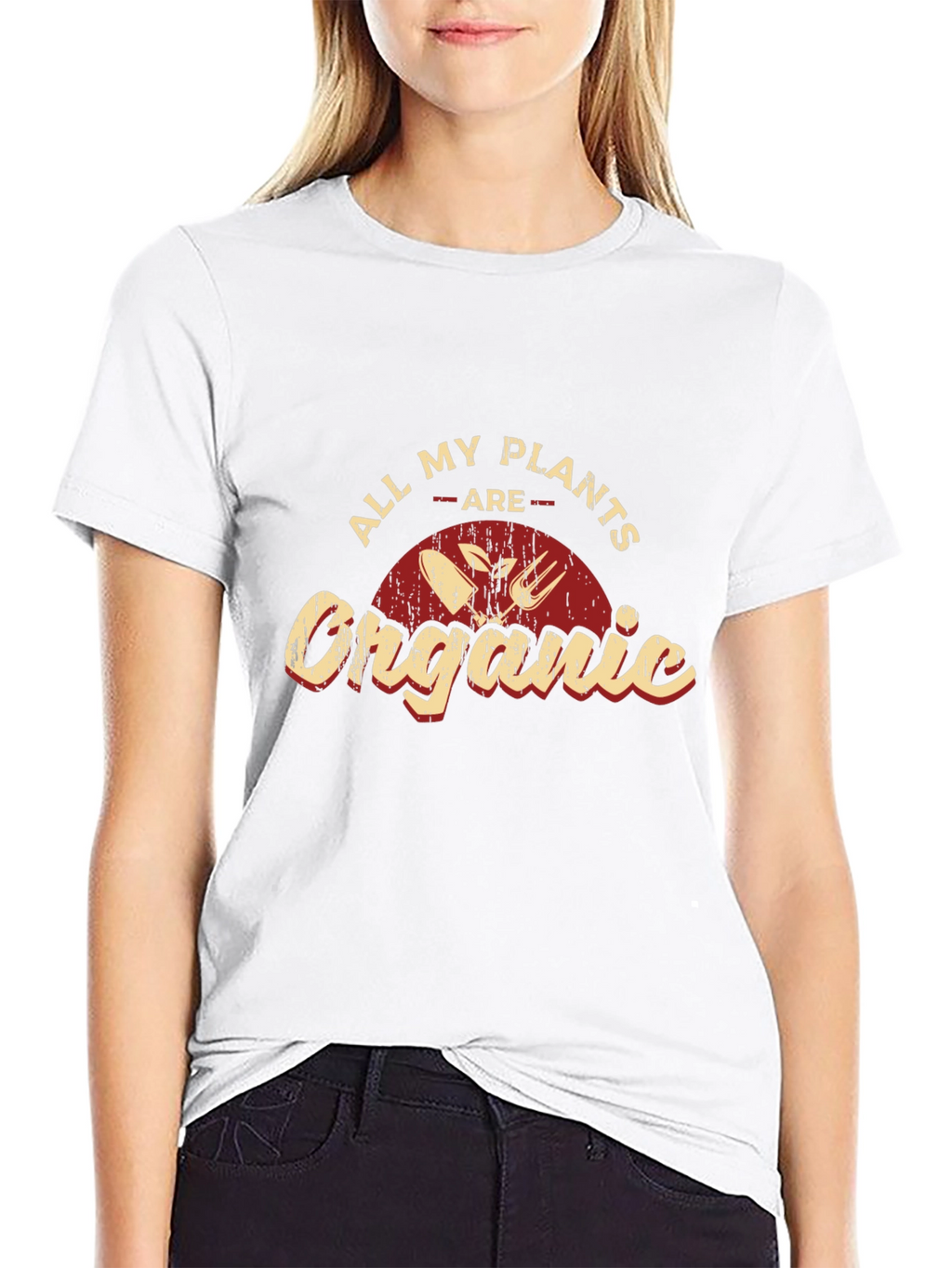 Organic Plants Graphic Tee - Garden Lovers T-Shirt
