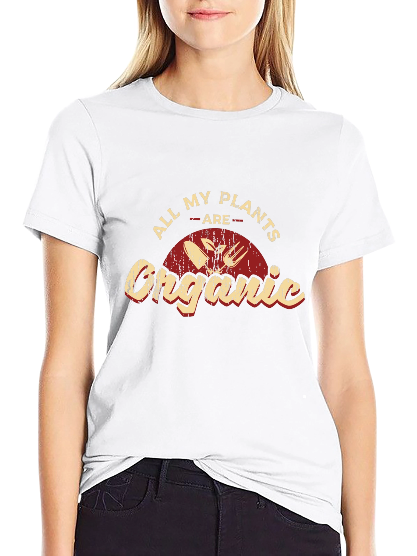 Organic Plants Graphic Tee - Garden Lovers T-Shirt