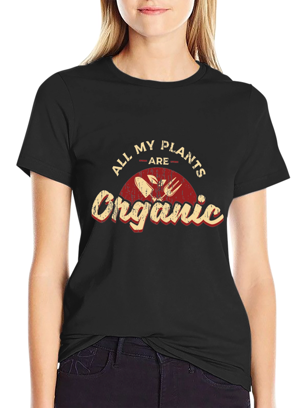 Organic Plants Graphic Tee - Garden Lovers T-Shirt