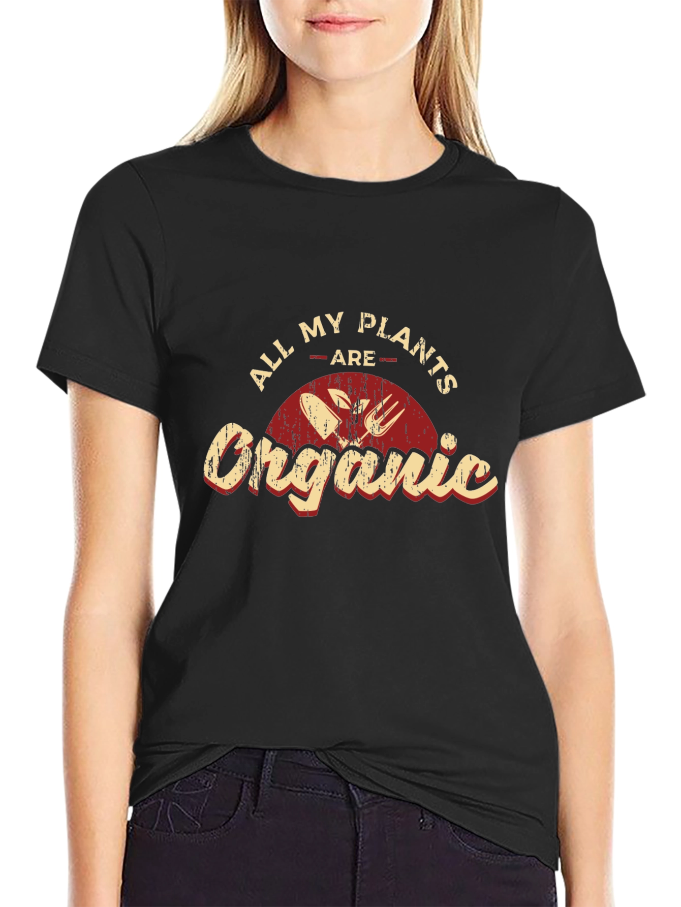Organic Plants Graphic Tee - Garden Lovers T-Shirt