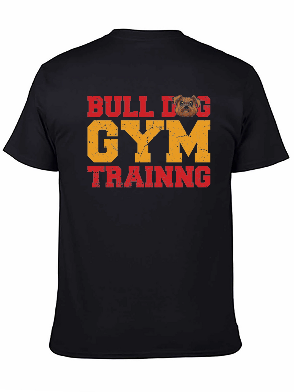 Bulldog Gym Training Graphic T-Shirt