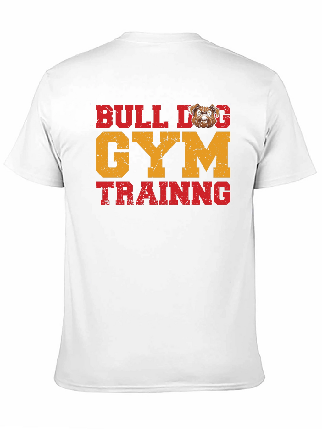 Bulldog Gym Training Graphic T-Shirt