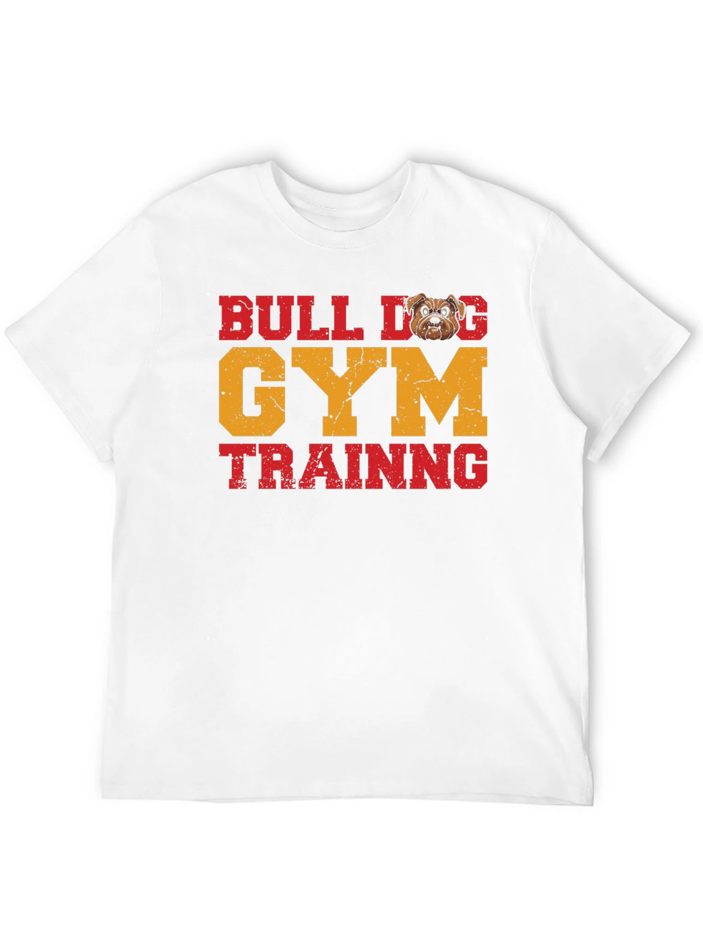 Bulldog Gym Training Graphic T-Shirt