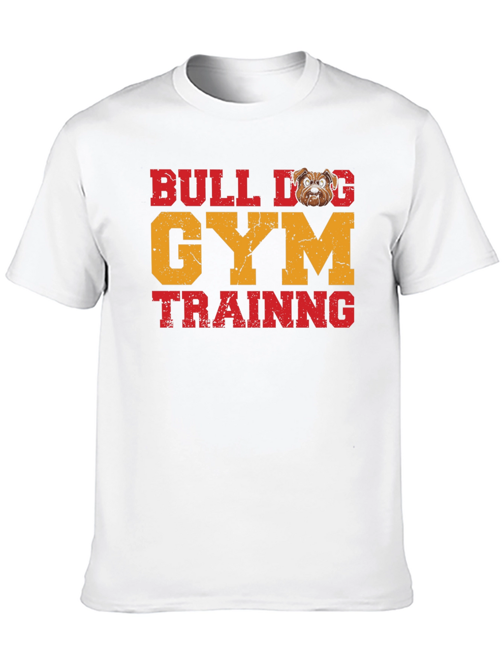 Bulldog Gym Training Graphic T-Shirt