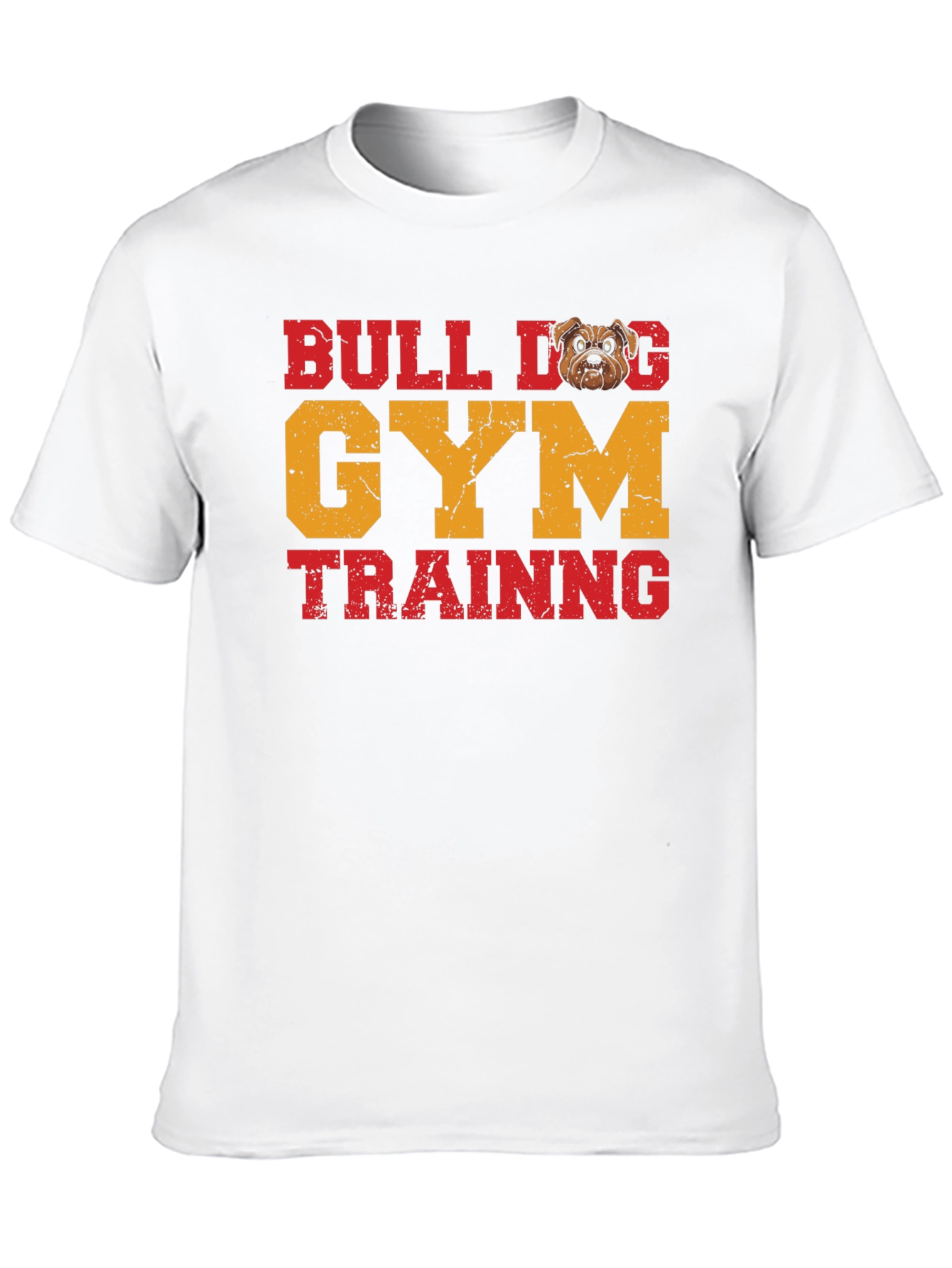Bulldog Gym Training Graphic T-Shirt