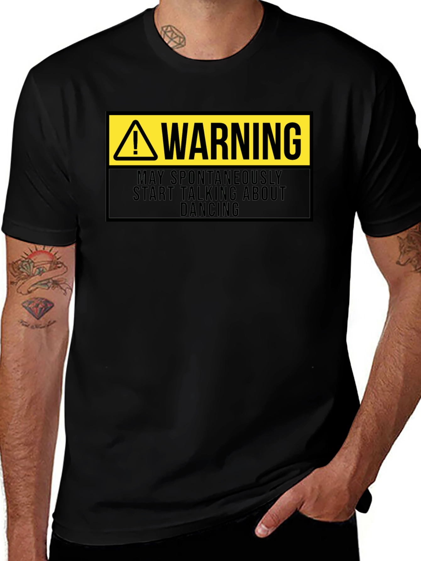 Warning: May Spontaneously Talk About Dancing - Funny T-Shirt