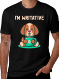 Im Writative Coffee Dog T-Shirt
