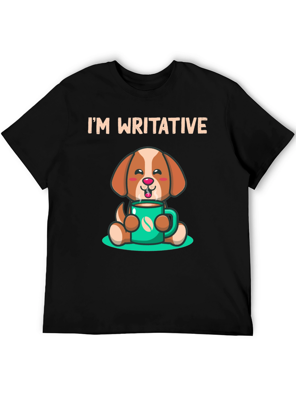 Im Writative Coffee Dog T-Shirt
