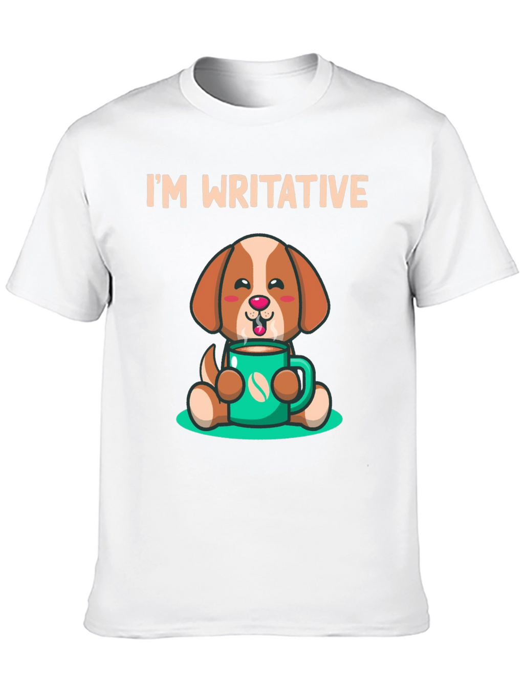 Im Writative Coffee Dog T-Shirt