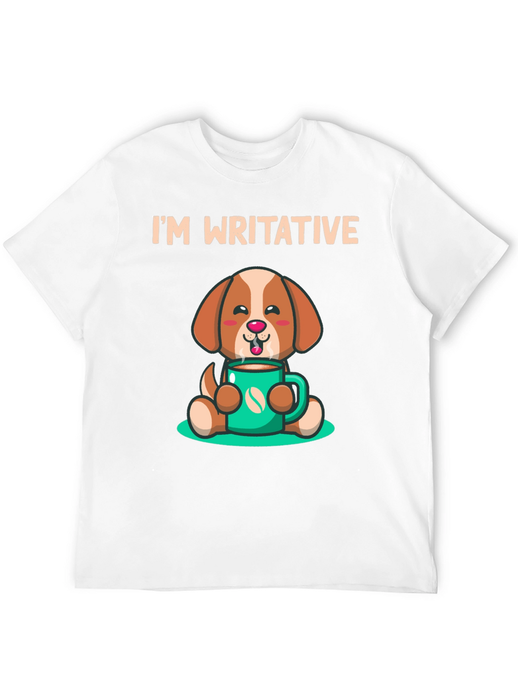 Im Writative Coffee Dog T-Shirt