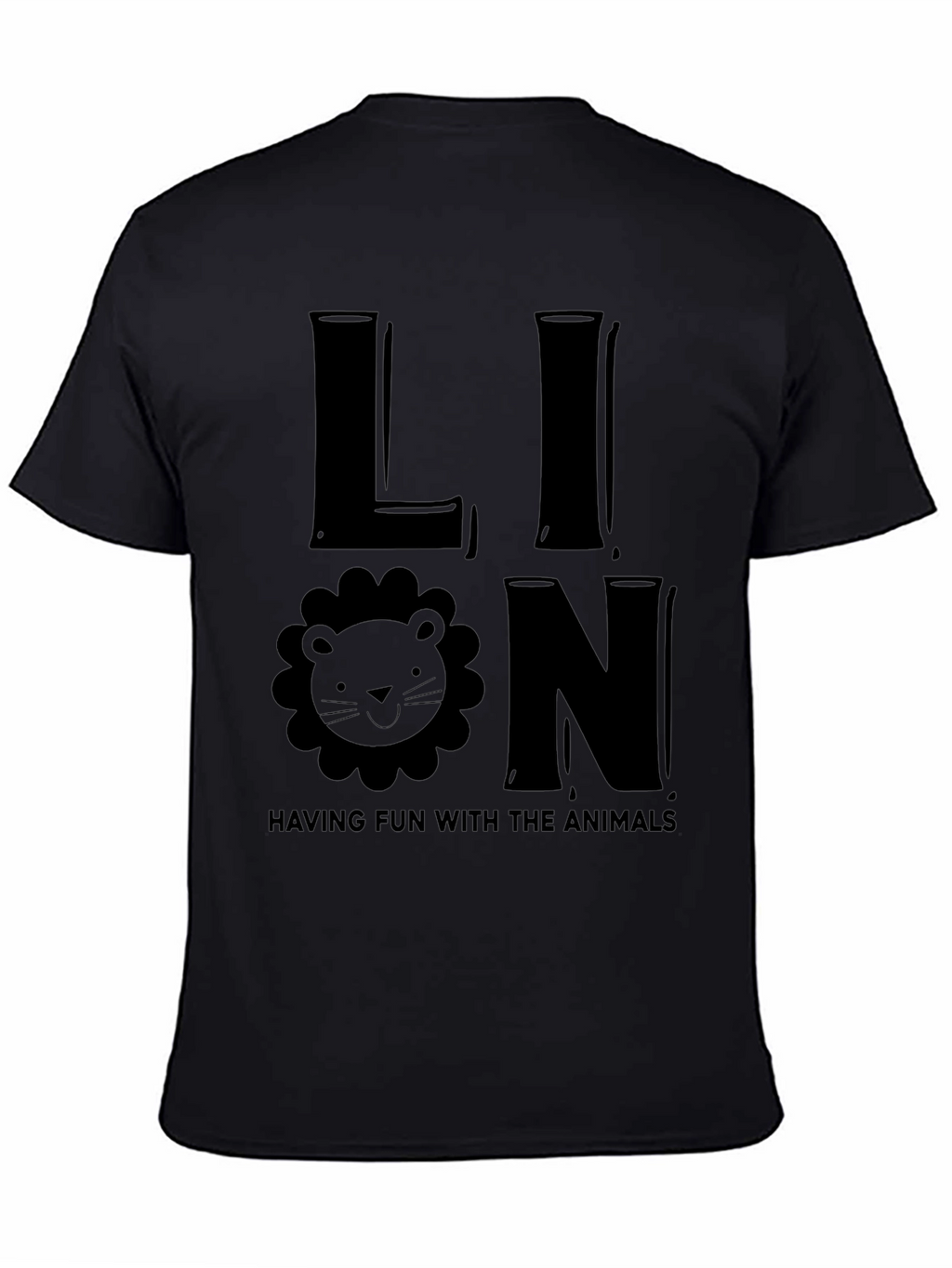 Lion Graphic T-Shirt - Fun Animal Tee