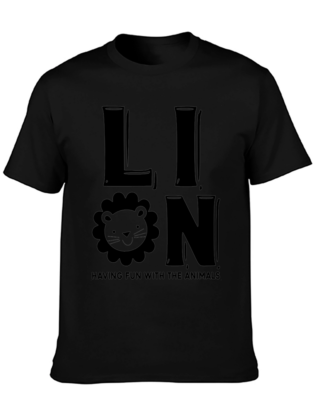 Lion Graphic T-Shirt - Fun Animal Tee